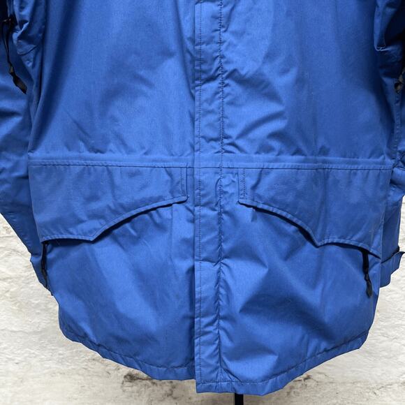 Marmot Mountain Works Gore-Tex Vintage 80s(?) Blue Rain Jacket Parka Large - Picture 7 of 16